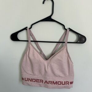 Under Armour Light Pink Strappy Sports Bra